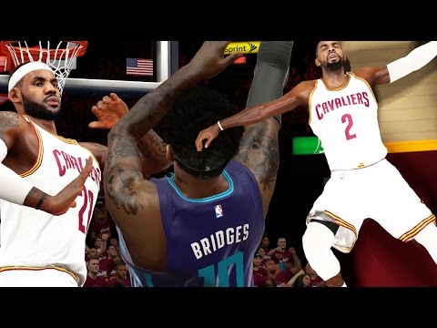 NBA 2k15 MyCAREER Gameplay Playoffs ECSF2 - 4 FLAGRANT FOULS! LeBron Tries to End Bridges' Career
