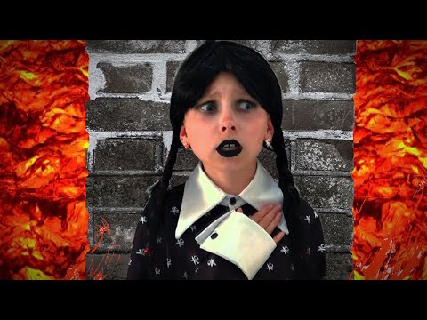 Wednesday Addams and Alice  - The Floor Is Lava and other stories for kids