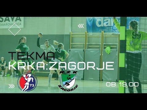 12. KROG - 2021/22: ENOTNE DRL - ŽENSKE: ŽRK KRKA NOVO MESTO : RŽK ZAGORJE [PRENOS]