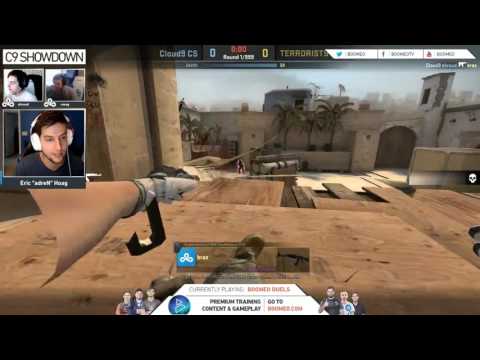 Shroud vs Swag/Brax - Cloud9 Showdown Boomeo Duels Bo3 - Map 1 on Mirage