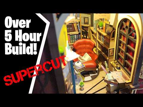 Book Nook Build: The Full Over 5-Hour Journey (No Time Skips!)