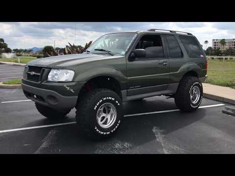 Lifted 2002 Ford Explorer on 15x12 Billet Specialties walkaround.