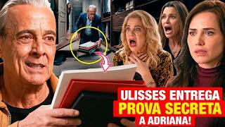 QUEM AMA CUIDA: Ulisses encontra PROVAS SECRETAS escondidas na  ANTIGA CASA e ENTREGA PRA ADRIANA