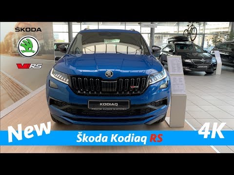 Škoda Kodiaq RS 2019 - quick look in 4K | Race blue metallic