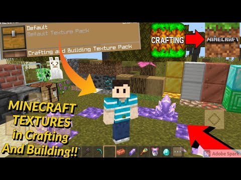 How To Apply MINECRAFT Textures In Crafting And Building!! Minecraft Textures! (EASY!)