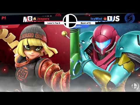 Jeepers (Zelda, Min Min) vs IcyMist (Samus) - Loser's Top 8 - Fries on a Salad #52