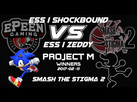 Smash the Stigma 2 - ESS | Shockbound (Sonic) Vs. ESS | Zeddy (G&W) (Top 32 Winners R2) - PM Singles