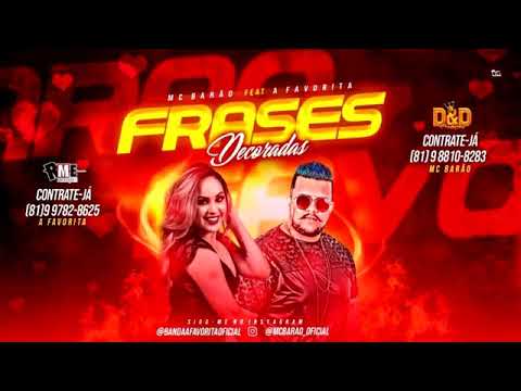 A FAVORITA E MC BARÃO FRASES DECORADAS MÚSICA NOVA 2018