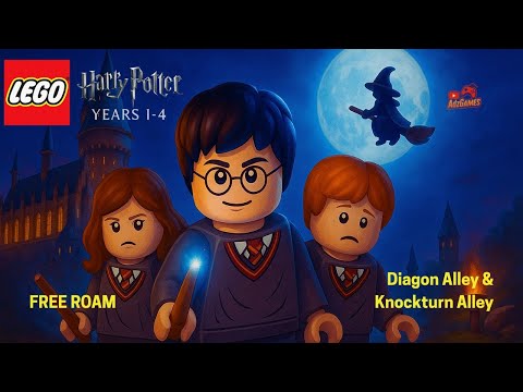 LEGO Harry Potter: Years 1-4: Diagon & Knockturn Alley - FREE ROAM