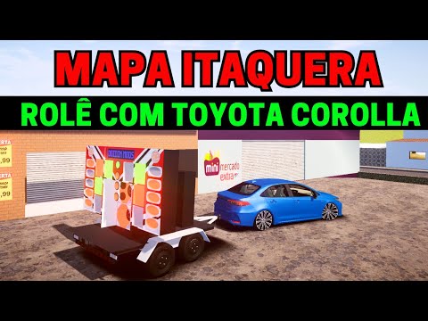 🔴Gameplay Proton Bus Simulator Com Mod Corolla Personalizado | Mapa Itaquera | Mod de Carros