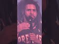 J. Cole back to the topic freestyle perform in NEW YORK Barclay center