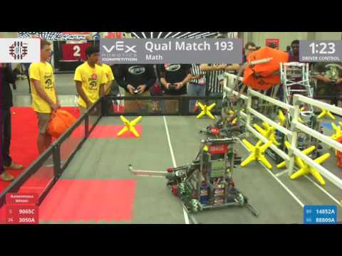 2017 VRC Math Q193 - 9065C 3050A vs 14852A 88809A - 43 to 9