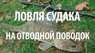 Отводной поводок с двумя приманками монтаж