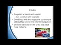 CACFP Meal Pattern Success CACFP Meal Pattern Overview