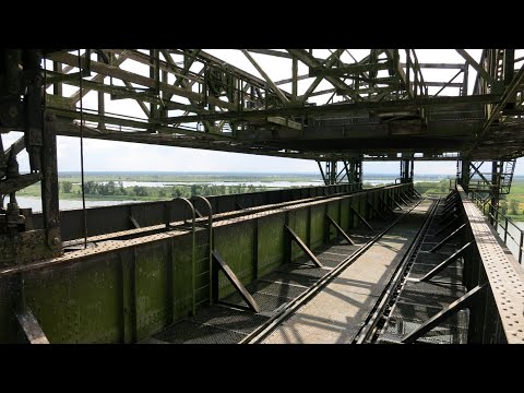 Tagesfahrt mit dem Anklamer Ruderklub zur Besteigung der Karniner Hubbrücke