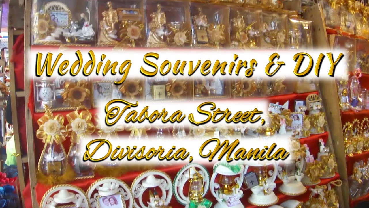 Where to Buy Wedding Souvenirs in Manila