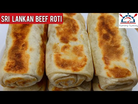 Beef Roti Sri Lanka | Beef Roti Recipe | Sri Lankan Beef Roti Recipe | Short Eats