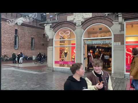 Walking on streets Den Bosch Netherlands | walking street Den Bosch Netherlands