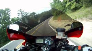 preview picture of video 'Honda CBR 954rr - M0-32 from State Hwy KK to DD'