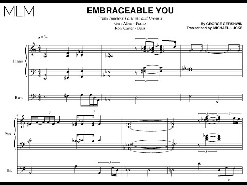 Geri Allen - Embraceable You - Transcription