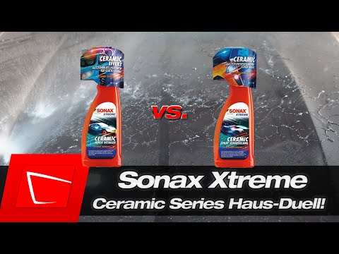 SONAX Ceramic Spray Sealant vs. SONAX Ceramic Quick Detailer Quick Care Comparison