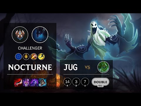 Nocturne Jungle vs Zac - EUW Challenger Patch 10.23