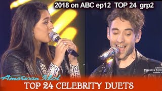 Alyssa Raghu and Banners Duet “Yellow”  Top 24 Celebrity Duets American Idol 2018