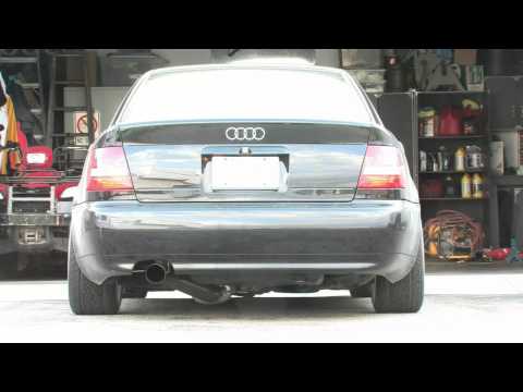 034Motorsport B5 Audi S4 3.5" Single Muffler Exhaust & Tial 605 Turbochargers