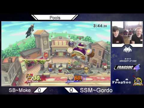 Fragsoc 4 - SB | Moke (Cloud) Vs. SSM | Gordo (King Dedede) - Sm4sh Pools