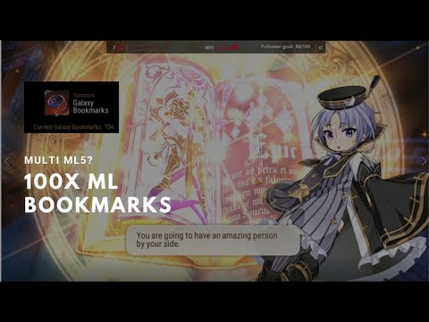 MAX ROLL IN LUCK? 100+ ML BOOKMARKS SUMMONING SESSION!