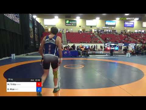 2018 Marine Corps US Open/Masters D Freestyle 78 3rd Place - Mike Tritto (Wash) Vs. Bruce Moe (BWC