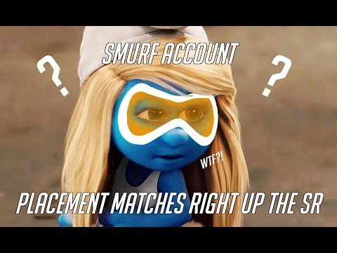 OVERWATCH | 1st Placement with Smurf Acc | Season 7