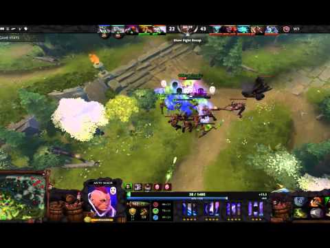 Anti-mage vs Silencer (lobby game)