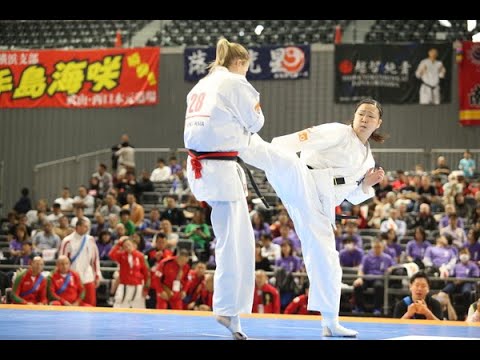 【新極真会】Court2 3rdRound2 woman Ioanna Belykh vs Momo Fujihara The 12th World Karate Championship