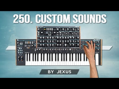 ► 250 custom patches / presets ► NOVATION Peak & Summit (for jam, studio music & soundtrack)