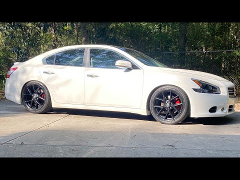 Nissan maxima coilovers install perfect fitment