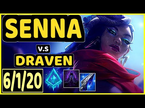 YUUKI60 (SENNA) vs DRAVEN - QUADRAKILL 6/1/20 KDA BOTTOM ADC GAMEPLAY - EUW Ranked DIAMOND