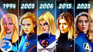 Invisible Woman Evolution in Movies & Cartoons