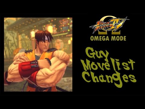 USFIV: Omega Mode - Guy Move List Changes