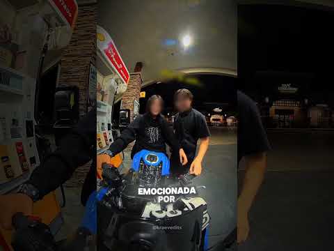 La chica creyó que la moto era suya #shorts