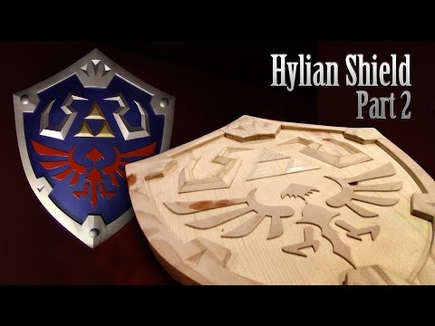 How to make Link's Hylian Shield PART 2 - Skyward Sword Zelda Cosplay