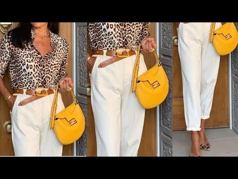 LOOKS Y OUTFITS USANDO PANTALÓN BLANCO /COMBINACIONES CON PANTALONES DE COLOR BLANCO /LOOKS MODERNOS