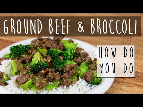 Homemade Ground Beef with Broccoli Recipe