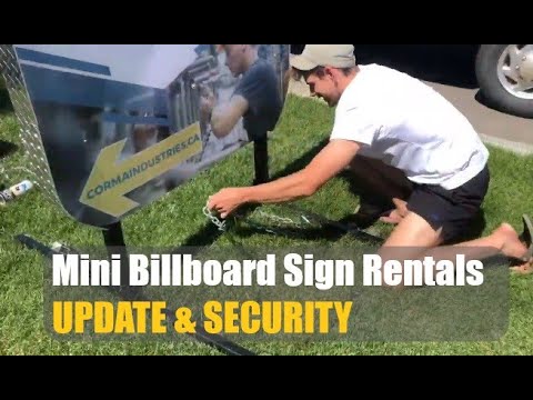 Our Mini Billboard Rentals Are Getting Sales!