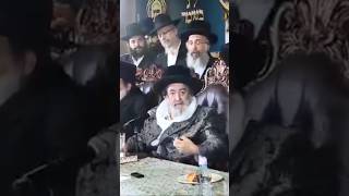 מרן האדמו״ר מויז׳ניץ נושא דברים בסיום הזוהר במעון במושב אורה