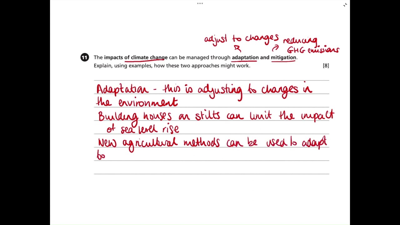 The Challenge of Natural Hazards: Climate Change - AQA GCSE Geography