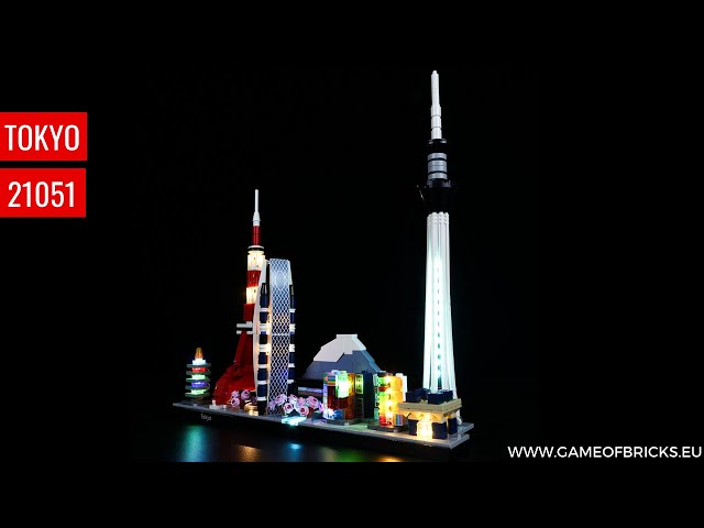 Vídeo relacionado con GEAMENT Conjunto de Luces LED por Architecture Tokio (Tokyo) - Compatible con Lego 21051 de Bloques de construcción (Juego Modelo no Incluido)
