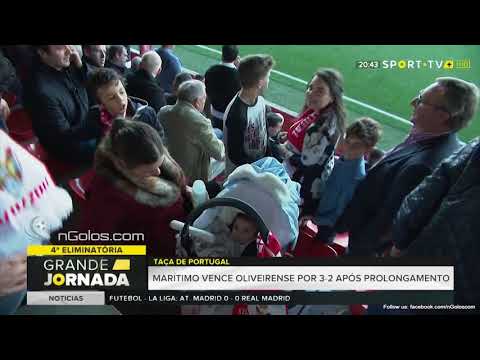 AD Oliveirense 2 - 3 Maritimo