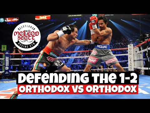 Defending the 1-2 || Orthodox vs Orthodox | McLeod Scott Boxing