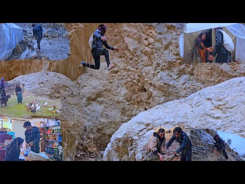 Mahmoud Says Goodbye to His Mother & Returns to the Mountains on a Dangerous Rainy Path